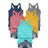 Cyan Red Yellow Blue Gray