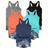Gray Black Orange Cyan Blue