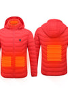 New Heated Jacket Coat USB Electric Jacket Cotton Coat Heater Thermal Clothing Heating Vest Men's Clothes Winter