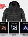 New Heated Jacket Coat USB Electric Jacket Cotton Coat Heater Thermal Clothing Heating Vest Men's Clothes Winter