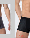 Ice silk men's underwear mesh boxer