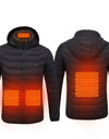 New Heated Jacket Coat USB Electric Jacket Cotton Coat Heater Thermal Clothing Heating Vest Men's Clothes Winter