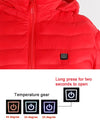 New Heated Jacket Coat USB Electric Jacket Cotton Coat Heater Thermal Clothing Heating Vest Men's Clothes Winter
