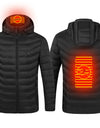 New Heated Jacket Coat USB Electric Jacket Cotton Coat Heater Thermal Clothing Heating Vest Men's Clothes Winter