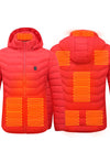 New Heated Jacket Coat USB Electric Jacket Cotton Coat Heater Thermal Clothing Heating Vest Men's Clothes Winter