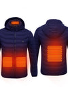 New Heated Jacket Coat USB Electric Jacket Cotton Coat Heater Thermal Clothing Heating Vest Men's Clothes Winter