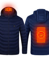 New Heated Jacket Coat USB Electric Jacket Cotton Coat Heater Thermal Clothing Heating Vest Men's Clothes Winter