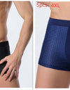 Ice silk men's underwear mesh boxer