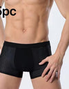 Ice silk men's underwear mesh boxer