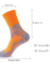 USshoply compression running socks men in orange and gray design for enhanced comfort and performance