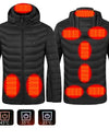 New Heated Jacket Coat USB Electric Jacket Cotton Coat Heater Thermal Clothing Heating Vest Men's Clothes Winter