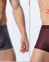 Ice silk men's underwear mesh boxer